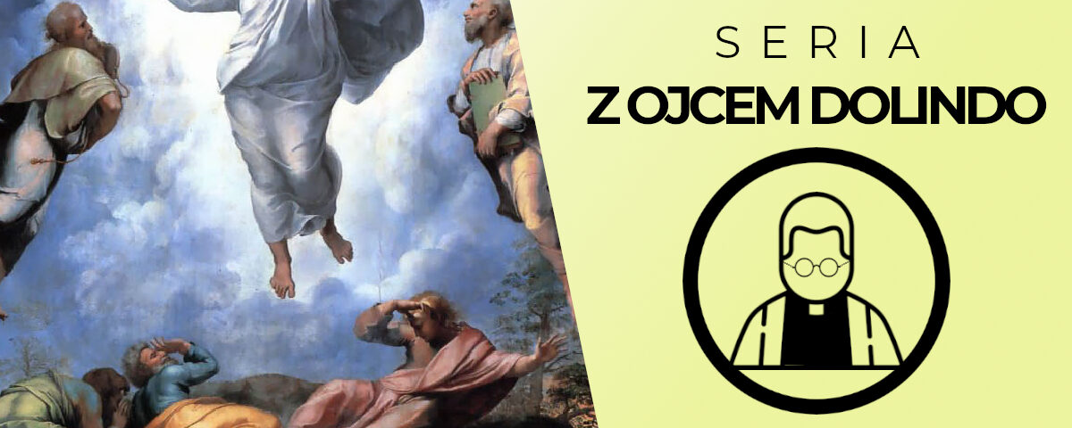 Fragment obrazu "Przemienienie Pańskie" Raffaello Santi