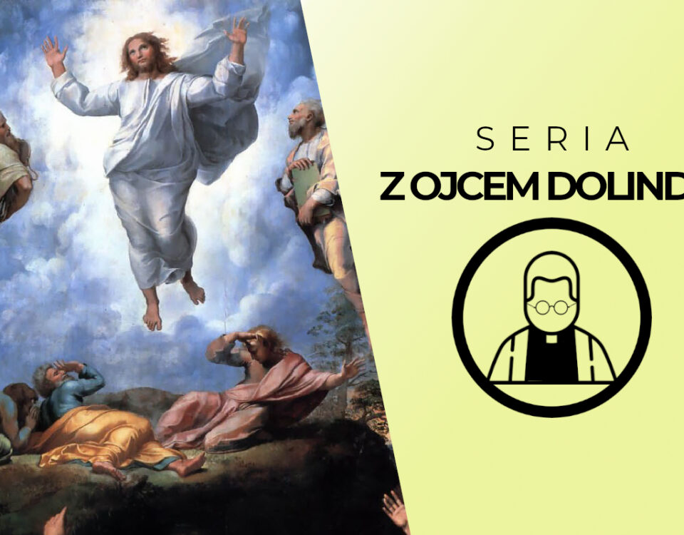 Fragment obrazu "Przemienienie Pańskie" Raffaello Santi